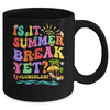 Is It Summer Break Yet Lunch Lady Last Day Of School Groovy Mug | teecentury