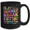 Is It Summer Break Yet Lunch Lady Last Day Of School Groovy Mug | teecentury