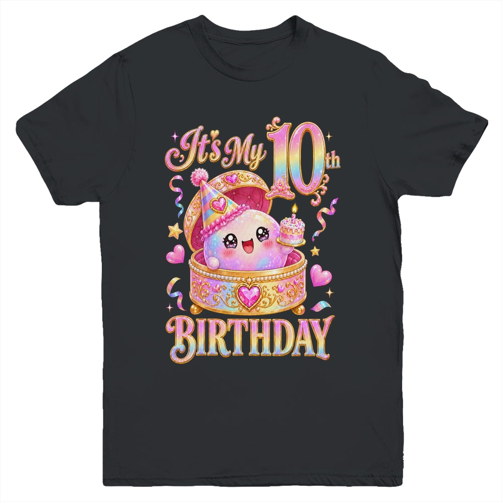 It'S My 10Th Birthday Girl Dumpling Kawaii Anime 10 Year Old Youth Shirt | teecentury
