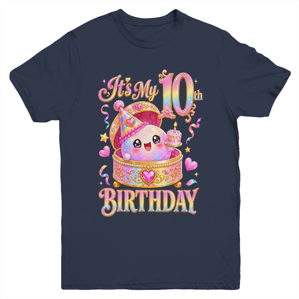 It'S My 10Th Birthday Girl Dumpling Kawaii Anime 10 Year Old Youth Shirt | teecentury