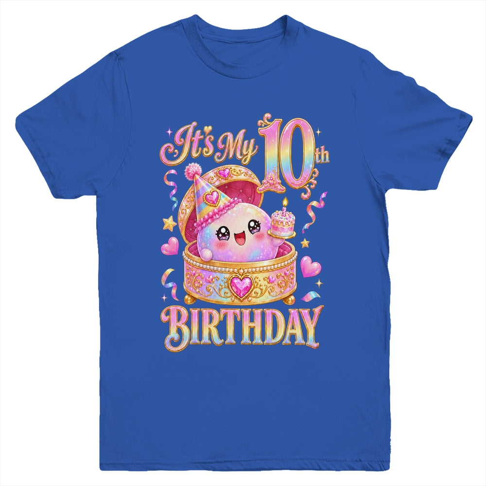 It'S My 10Th Birthday Girl Dumpling Kawaii Anime 10 Year Old Youth Shirt | teecentury
