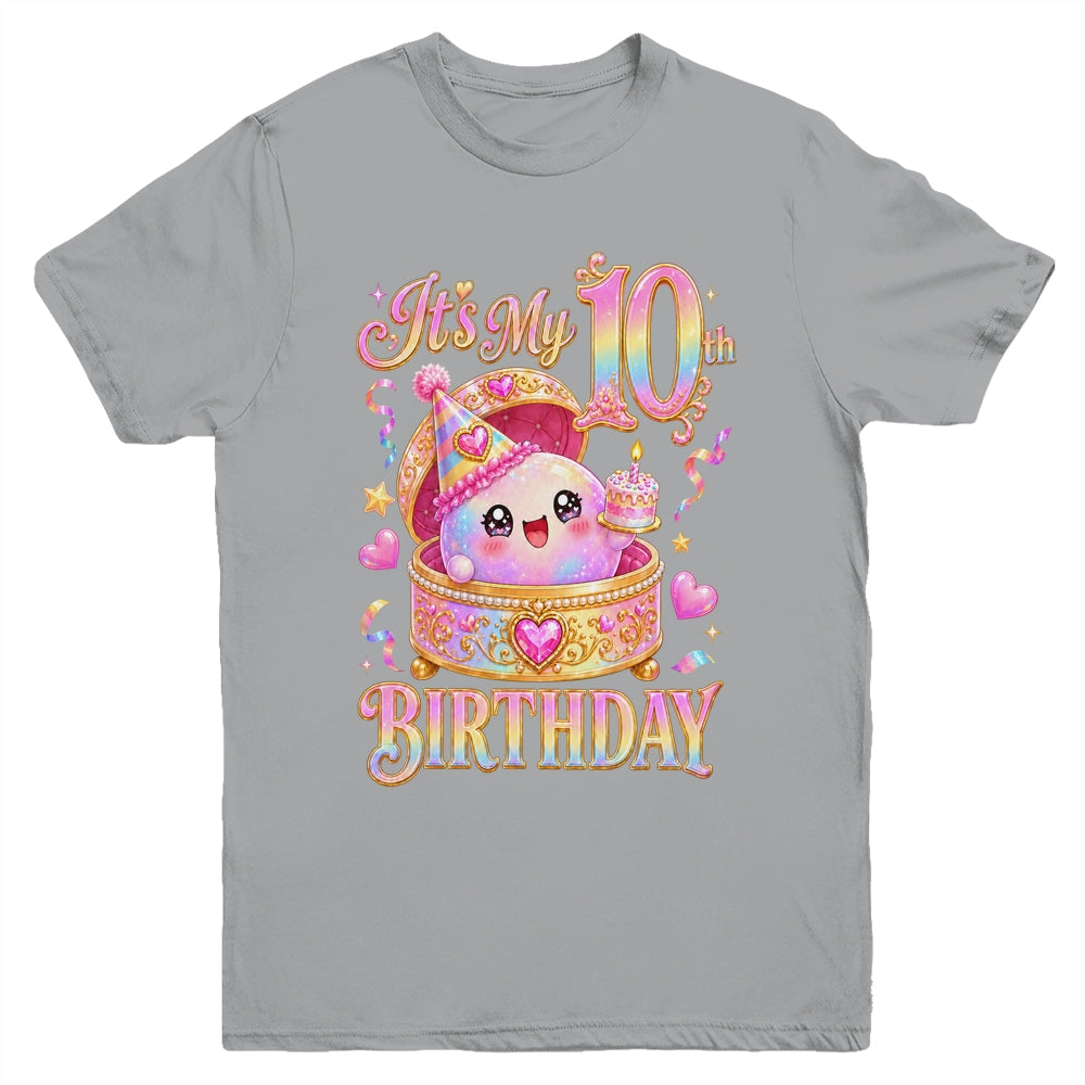 It'S My 10Th Birthday Girl Dumpling Kawaii Anime 10 Year Old Youth Shirt | teecentury