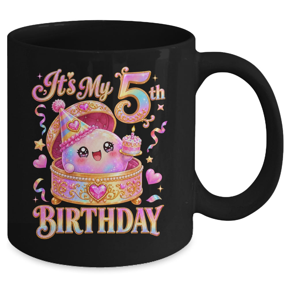 It'S My 5Th Birthday Girl Dumpling Kawaii Anime 5 Year Old Mug | teecentury