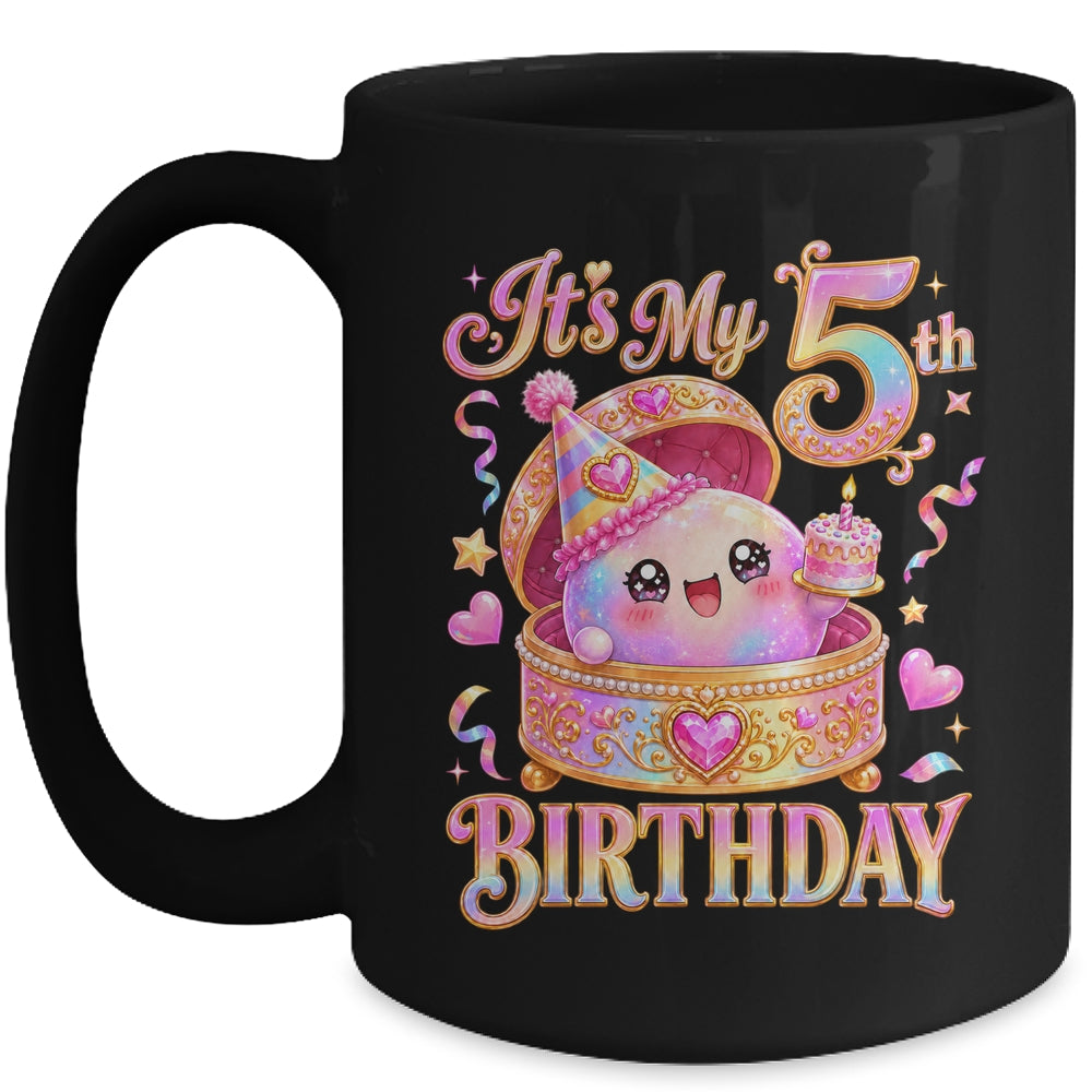It'S My 5Th Birthday Girl Dumpling Kawaii Anime 5 Year Old Mug | teecentury