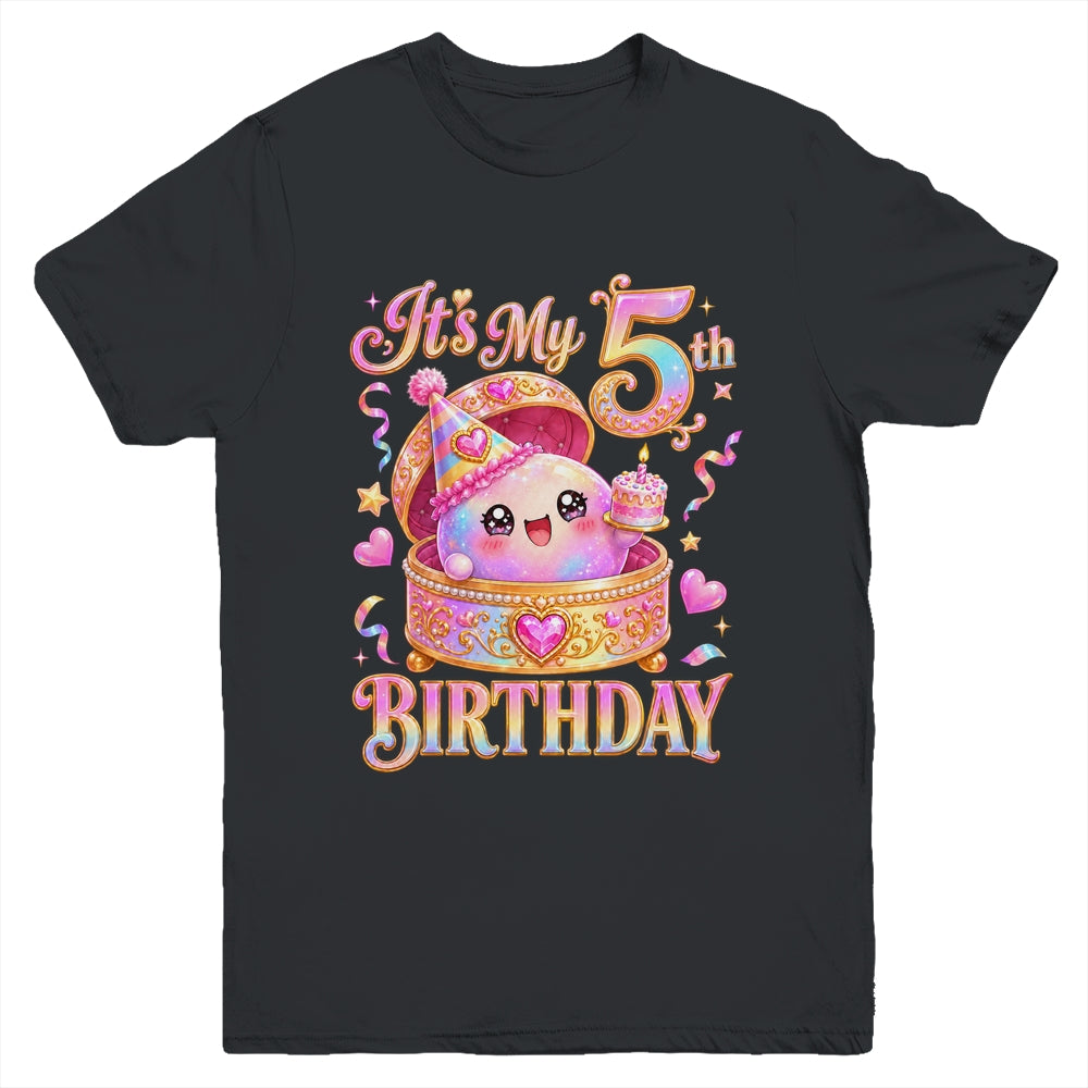 It'S My 5Th Birthday Girl Dumpling Kawaii Anime 5 Year Old Youth Shirt | teecentury