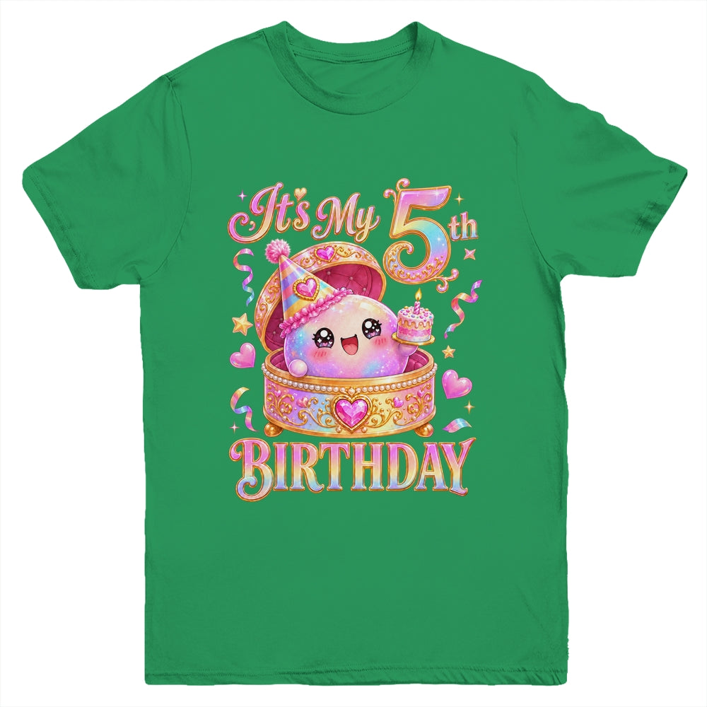 It'S My 5Th Birthday Girl Dumpling Kawaii Anime 5 Year Old Youth Shirt | teecentury