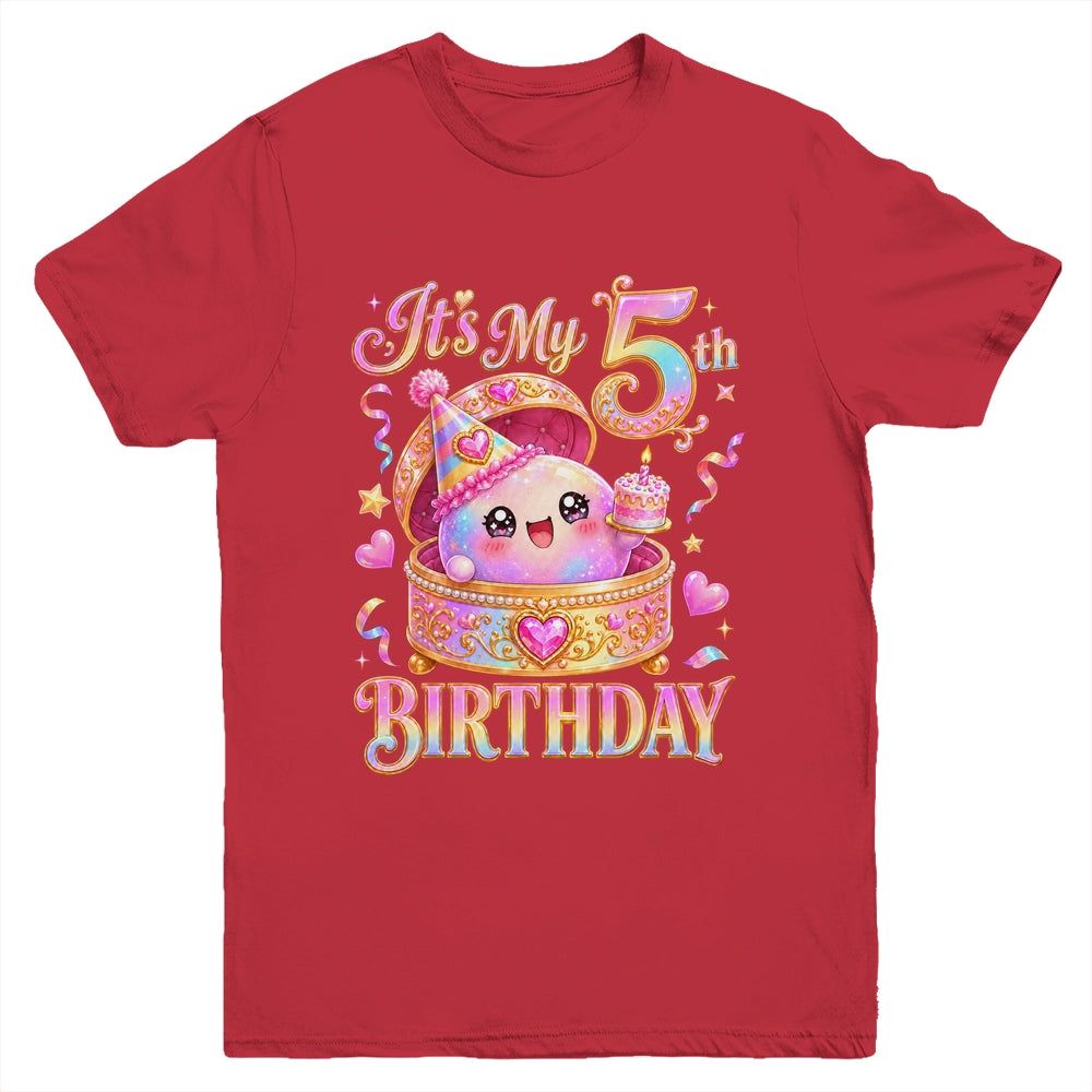 It'S My 5Th Birthday Girl Dumpling Kawaii Anime 5 Year Old Youth Shirt | teecentury