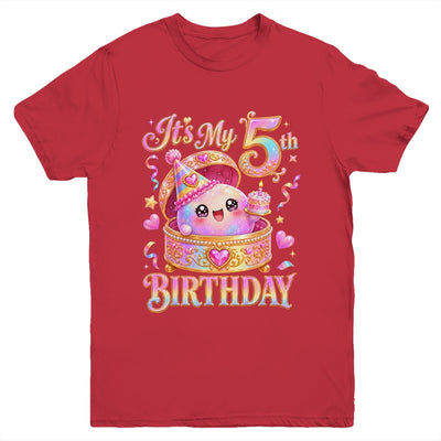 It'S My 5Th Birthday Girl Dumpling Kawaii Anime 5 Year Old Youth Shirt | teecentury