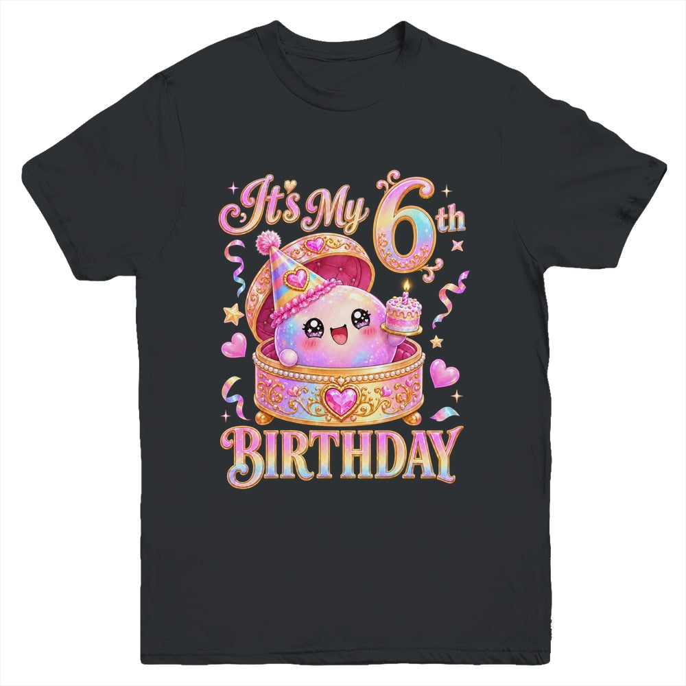 It'S My 6Th Birthday Girl Dumpling Kawaii Anime 6 Year Old Youth Shirt | teecentury