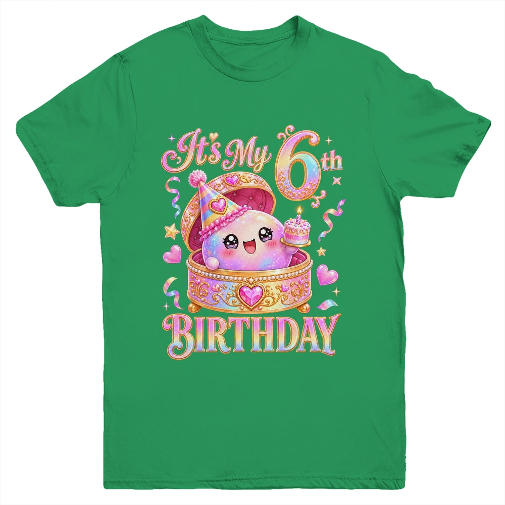 It'S My 6Th Birthday Girl Dumpling Kawaii Anime 6 Year Old Youth Shirt | teecentury