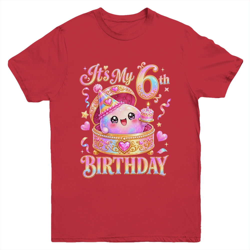It'S My 6Th Birthday Girl Dumpling Kawaii Anime 6 Year Old Youth Shirt | teecentury