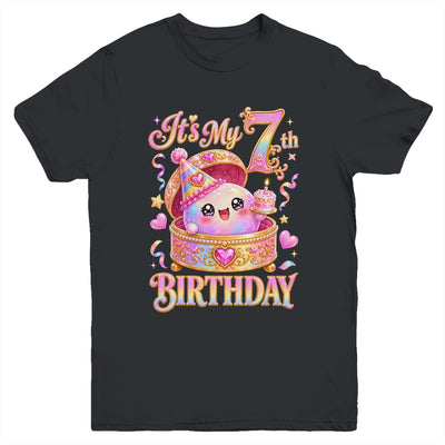 It'S My 7Th Birthday Girl Dumpling Kawaii Anime 7 Year Old Youth Shirt | teecentury