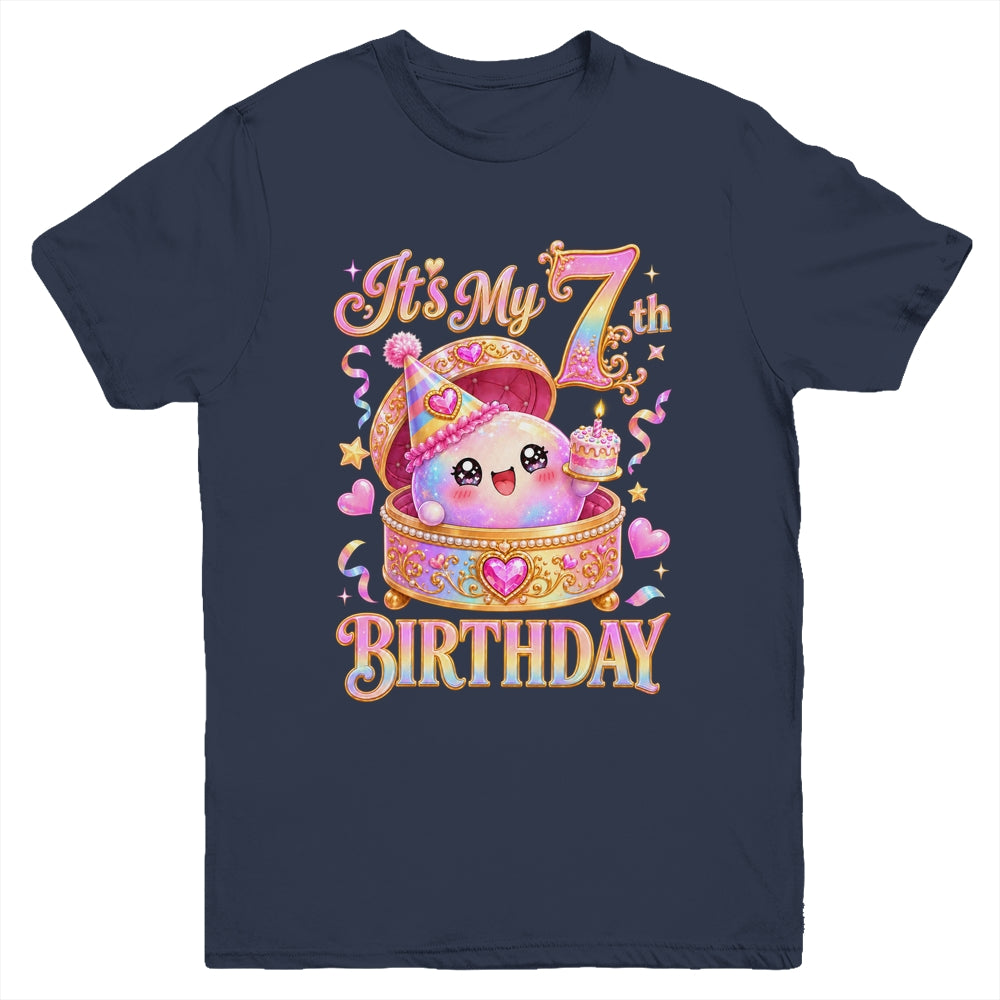 It'S My 7Th Birthday Girl Dumpling Kawaii Anime 7 Year Old Youth Shirt | teecentury