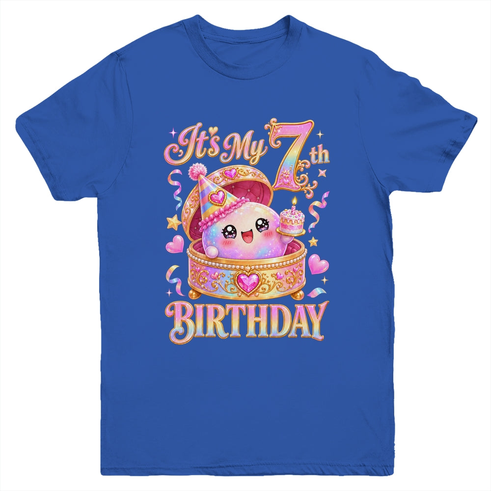 It'S My 7Th Birthday Girl Dumpling Kawaii Anime 7 Year Old Youth Shirt | teecentury