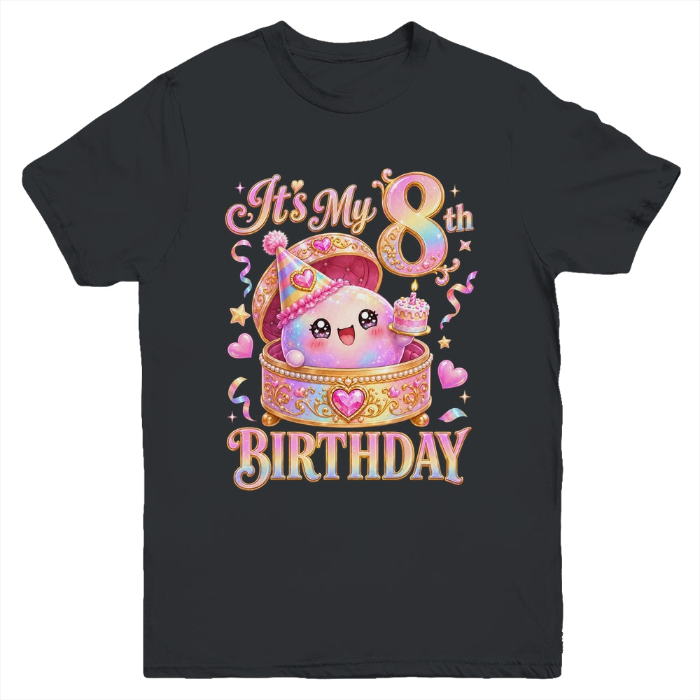 It'S My 8Th Birthday Girl Dumpling Kawaii Anime 8 Year Old Youth Shirt | teecentury