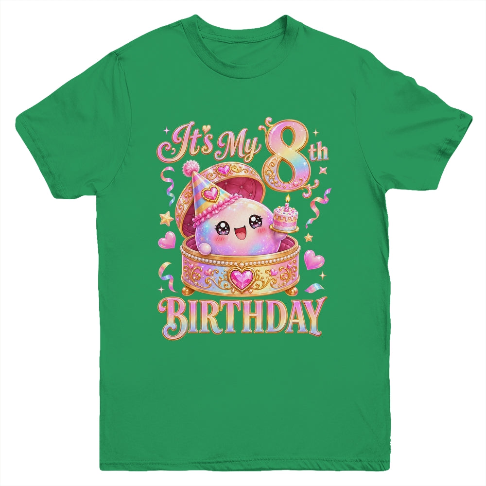 It'S My 8Th Birthday Girl Dumpling Kawaii Anime 8 Year Old Youth Shirt | teecentury
