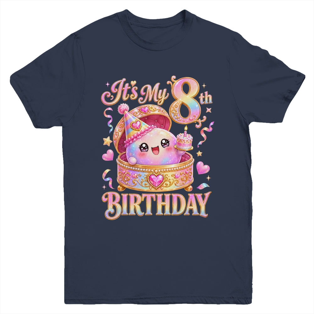 It'S My 8Th Birthday Girl Dumpling Kawaii Anime 8 Year Old Youth Shirt | teecentury