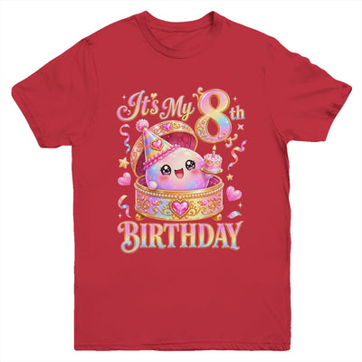 It'S My 8Th Birthday Girl Dumpling Kawaii Anime 8 Year Old Youth Shirt | teecentury