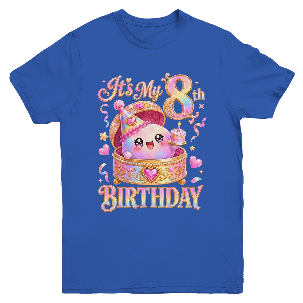 It'S My 8Th Birthday Girl Dumpling Kawaii Anime 8 Year Old Youth Shirt | teecentury