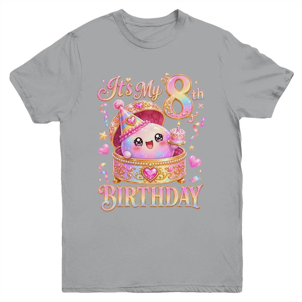 It'S My 8Th Birthday Girl Dumpling Kawaii Anime 8 Year Old Youth Shirt | teecentury