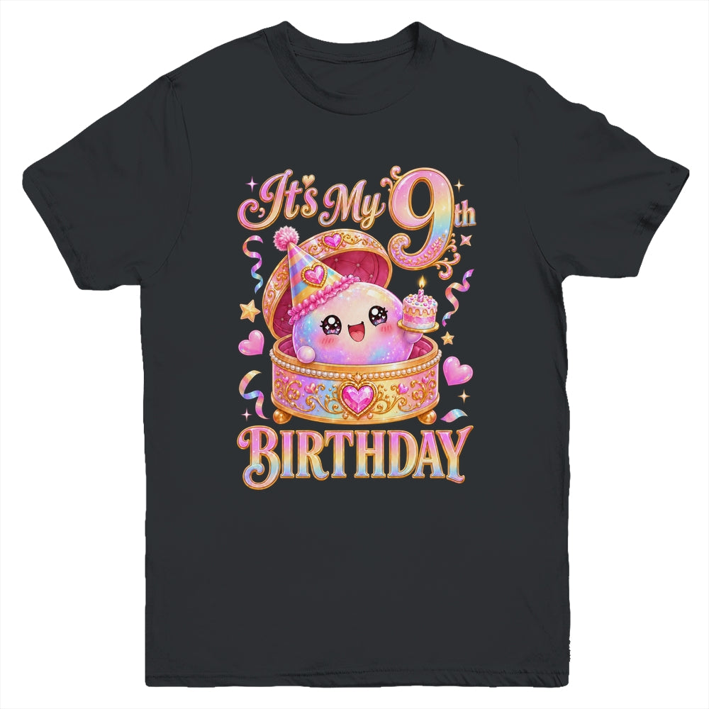 It'S My 9Th Birthday Girl Dumpling Kawaii Anime 9 Year Old Youth Shirt | teecentury