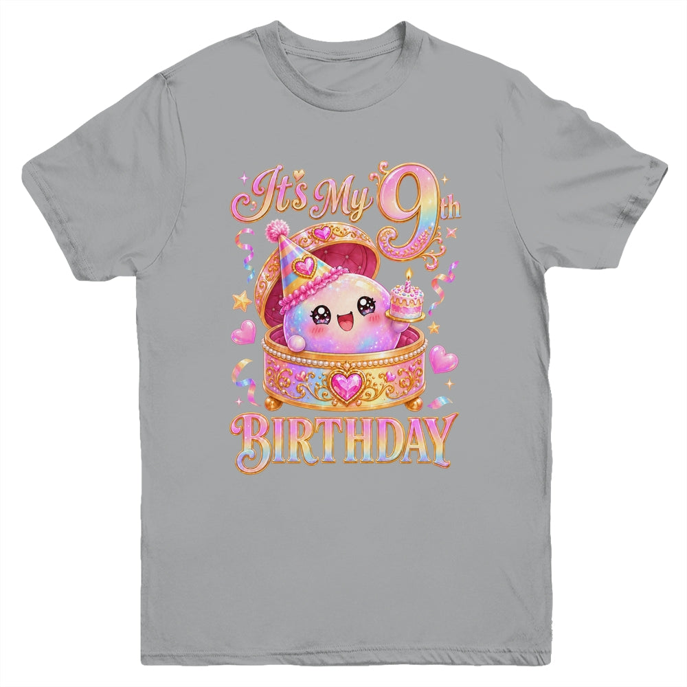 It'S My 9Th Birthday Girl Dumpling Kawaii Anime 9 Year Old Youth Shirt | teecentury