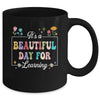 It's A Beautiful Day For Learning Teacher Students Women Mug | teecentury