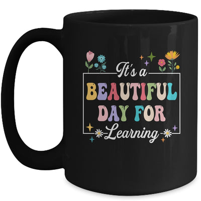 It's A Beautiful Day For Learning Teacher Students Women Mug | teecentury