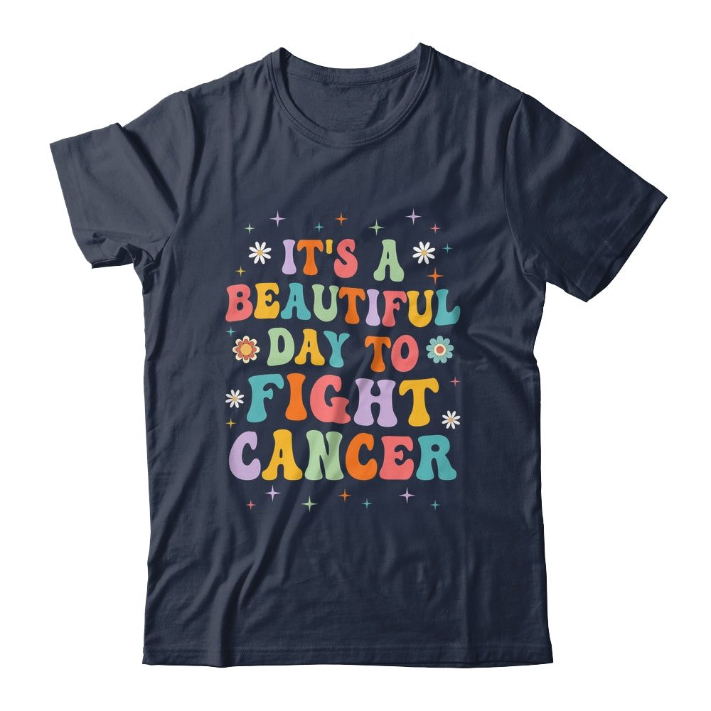 It's A Beautiful Day To Fight Cancer Survivors Day Groovy Shirt & Tank Top | teecentury