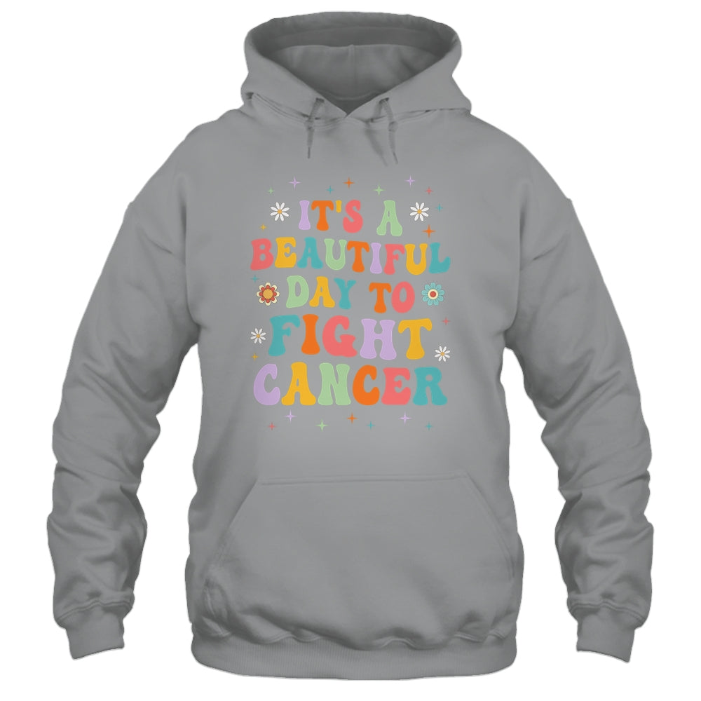 It's A Beautiful Day To Fight Cancer Survivors Day Groovy Shirt & Tank Top | teecentury