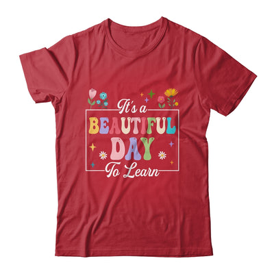 It's A Beautiful Day To Learn Cute Funny Teacher Students Shirt & Hoodie | teecentury
