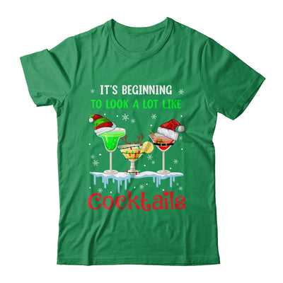 It's Beginning To Look A Lot Like Cocktails Funny Christmas Shirt & Sweatshirt | teecentury