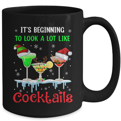 It's Beginning To Look A Lot Like Cocktails Funny Christmas Mug | teecentury