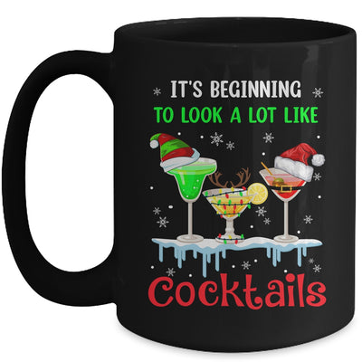 It's Beginning To Look A Lot Like Cocktails Funny Christmas Mug | teecentury