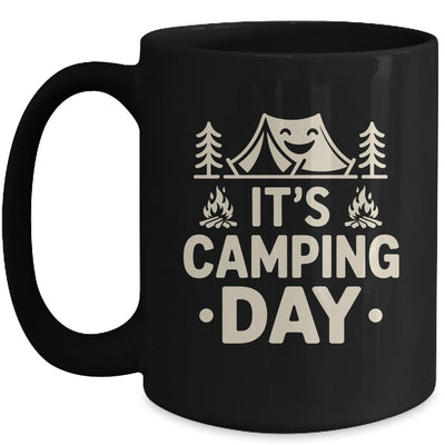 It's Camping Day Campsite Camper Camping Men Women Mug | teecentury