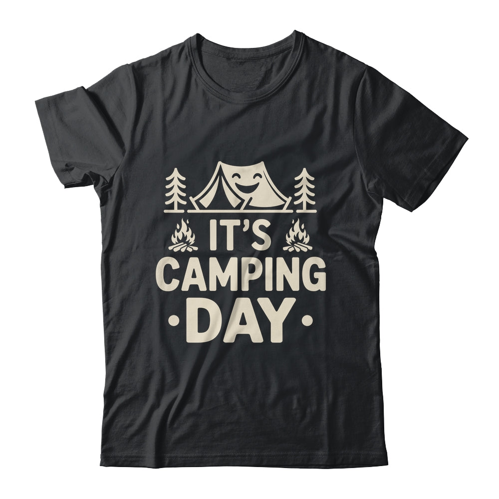 It's Camping Day Campsite Camper Camping Men Women Shirt & Tank Top | teecentury