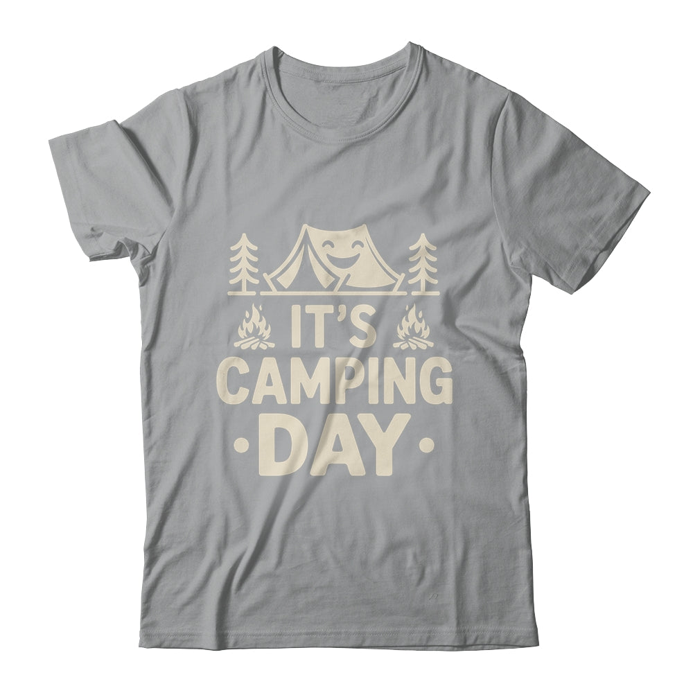 It's Camping Day Campsite Camper Camping Men Women Shirt & Tank Top | teecentury