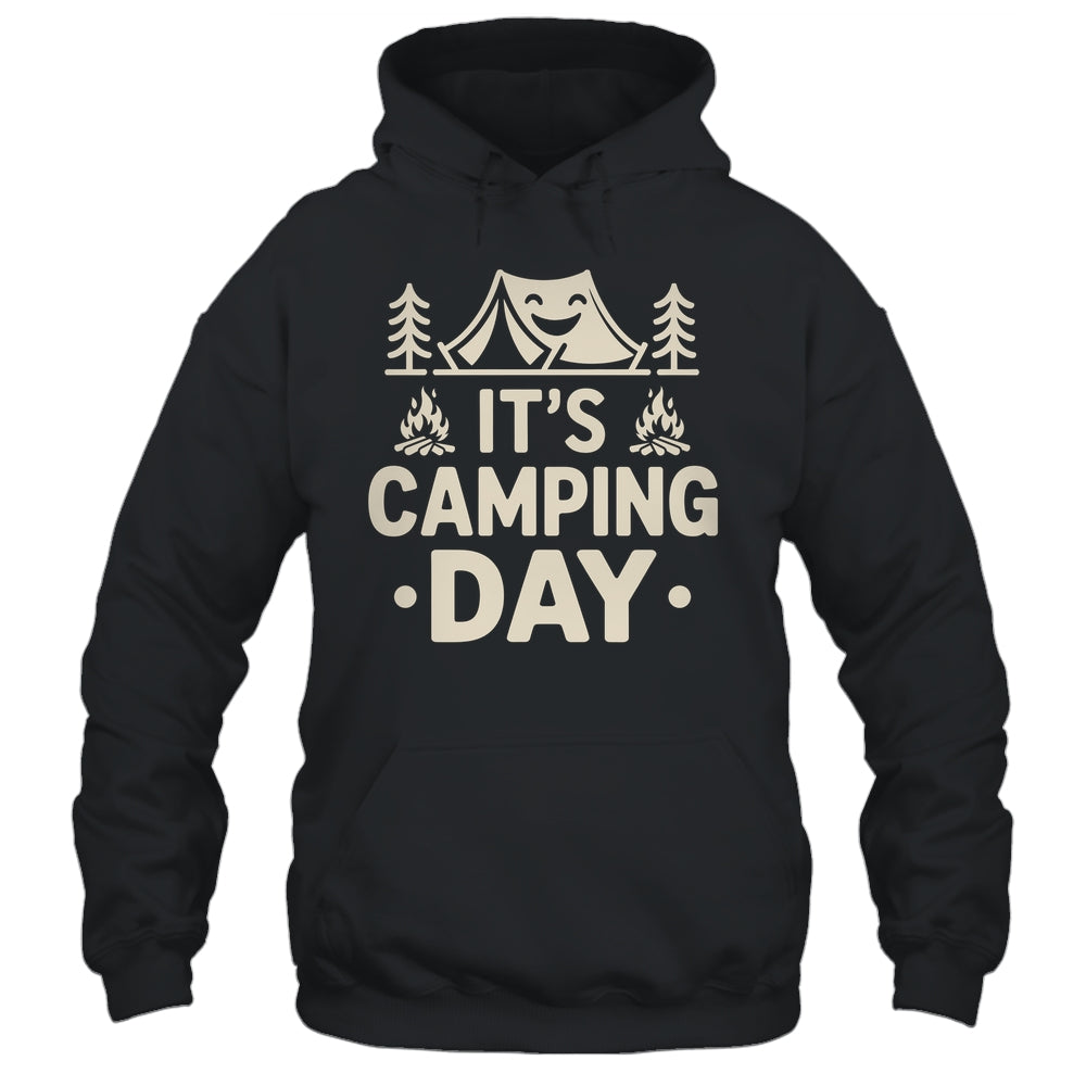 It's Camping Day Campsite Camper Camping Men Women Shirt & Tank Top | teecentury