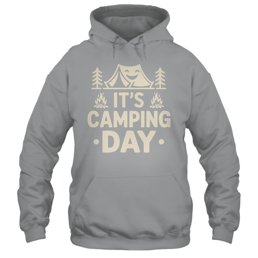 It's Camping Day Campsite Camper Camping Men Women Shirt & Tank Top | teecentury
