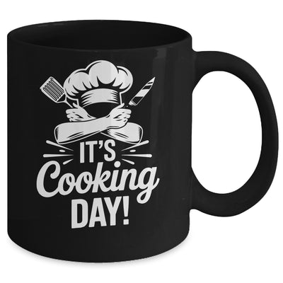 It's Cooking Day Funny Cooking Chef Cook For Men Women Mug | teecentury