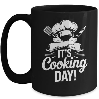 It's Cooking Day Funny Cooking Chef Cook For Men Women Mug | teecentury