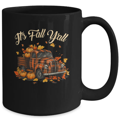 It's Fall Y'all Pumpkin Truck Autumn Hello Fall Tree Mug | teecentury