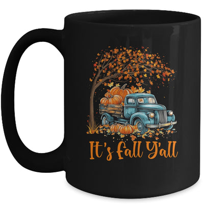 It's Fall Y'all Pumpkin Truck Autumn Tree Fall Thanksgiving Mug | teecentury