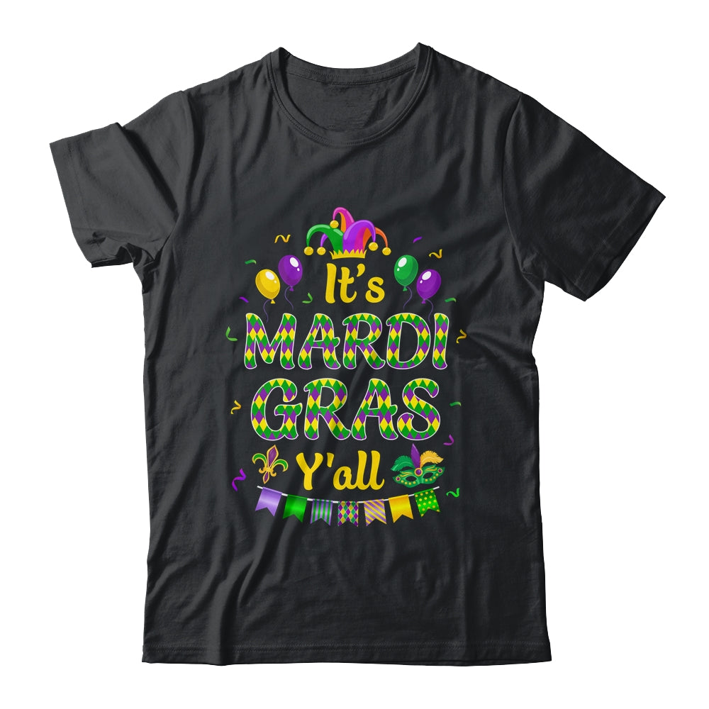 It's Mardi Gras Y'all Outfit Mardi Gras Costume Beads Shirt & Tank Top | teecentury