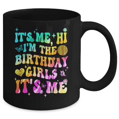 It's Me Hi I'm Birthday Girl It's Me Groovy Tie Dye Girls Mug | teecentury