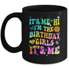 It's Me Hi I'm Birthday Girl It's Me Groovy Tie Dye Girls Mug | teecentury