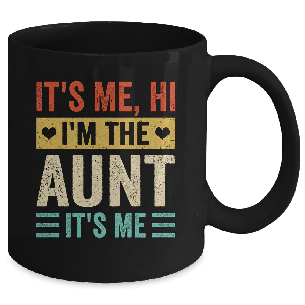 It's Me Hi I'm The Cool Aunt It's Me Funny Mothers Day Mug | teecentury