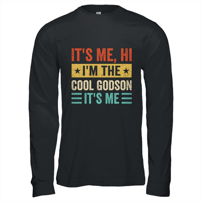 It's Me Hi I'm The Cool Godson It's Me Retro Funny Shirt & Hoodie | teecentury