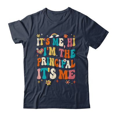 It's Me Hi I'm The Principal Teacher Back To School Groovy Shirt & Hoodie | teecentury