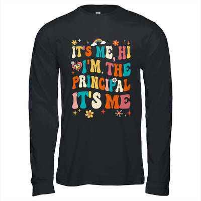 It's Me Hi I'm The Principal Teacher Back To School Groovy Shirt & Hoodie | teecentury